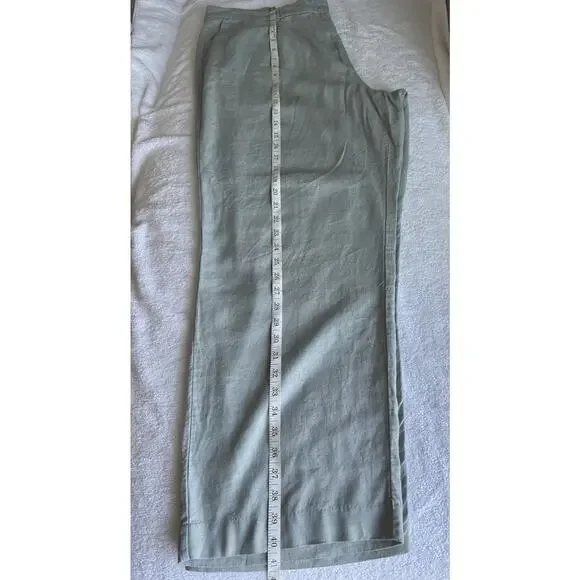 Old Navy Women's Wide Leg Pants - Light Gray - Picture 5 of 8
